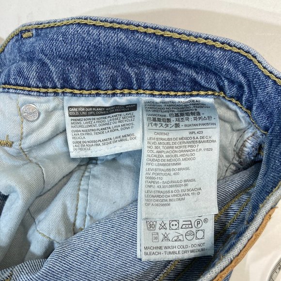 Levi’s 502 Regular Taper Denim Men's Jeans Blue - Size S - Picture 4 of 7